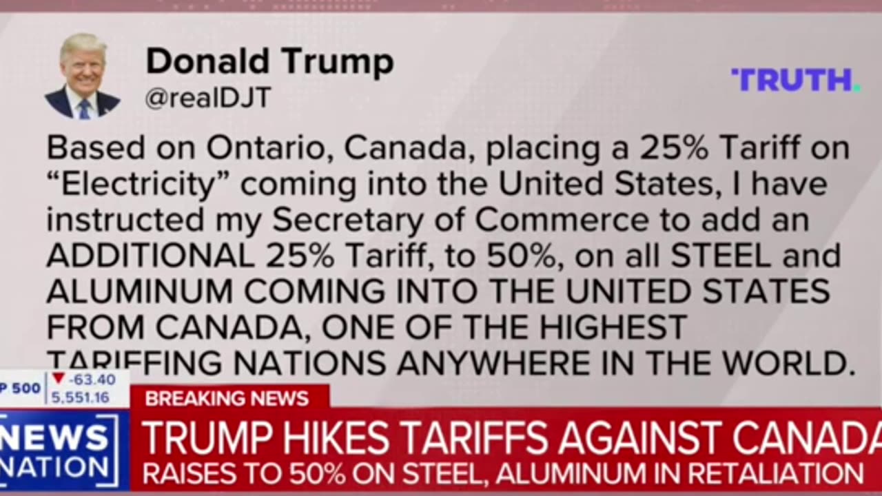 This is what Trump Tariffs will look like for both sides of the border.