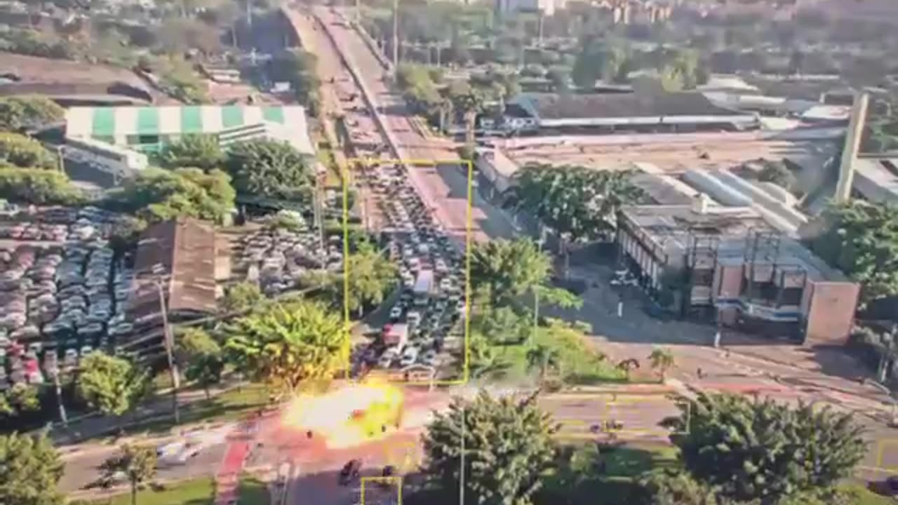 Video shows the moment the small plane crashed west of São Paulo, Brazil, this morning