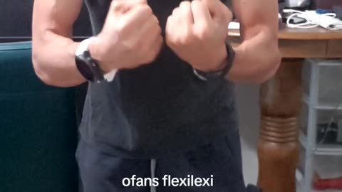 Bicep flexing