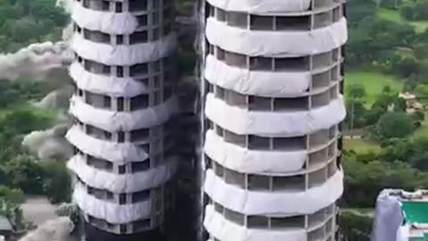 32-Story Tower Blown to Dust in Seconds!