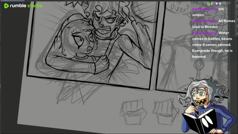 121st Stream - OC Comic and art -Warmups, completion, and maybe something else.