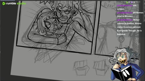 121st Stream - OC Comic and art -Warmups, completion, and maybe something else.