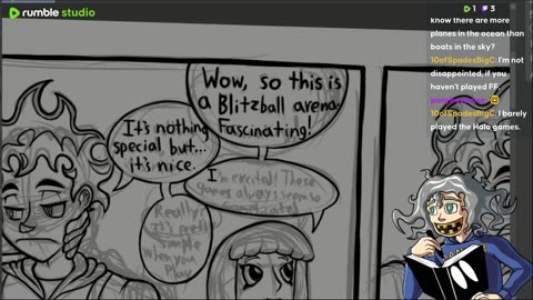 121st Stream - OC Comic and art -Warmups, completion, and maybe something else.