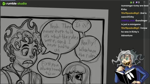 121st Stream - OC Comic and art -Warmups, completion, and maybe something else.