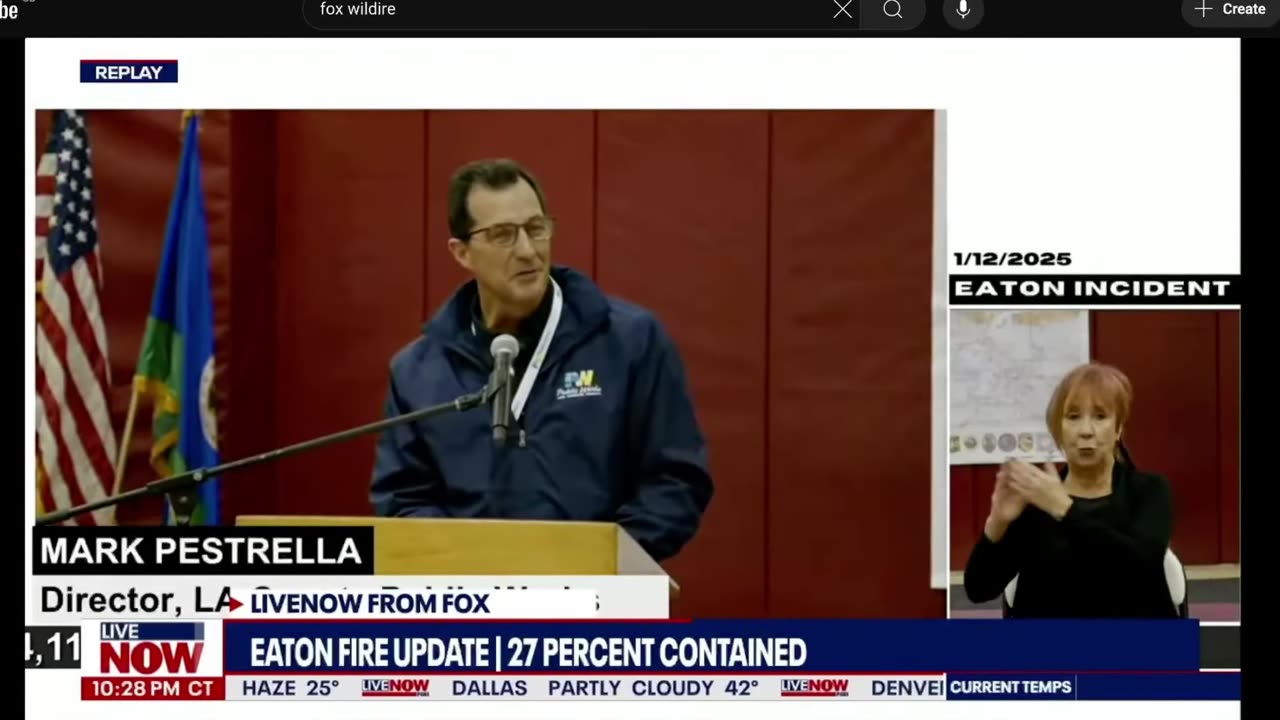 Director of Los Angeles County Public Works Mark Pestrella: "We Started This Fire"