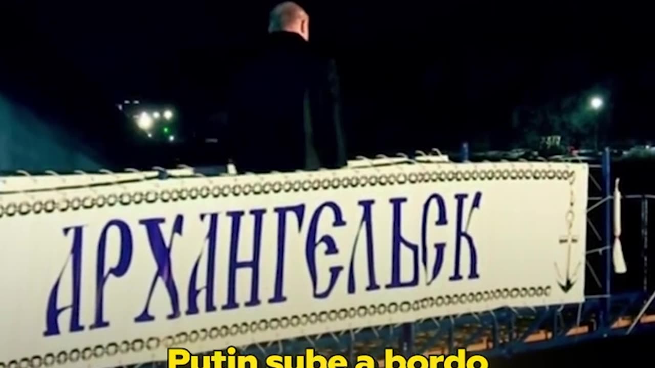 Putin sube a bordo de un crucero de propulsión nuclear