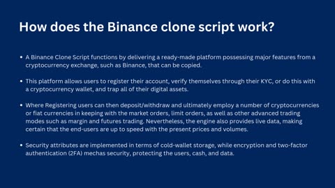 Explained about Binance clone script - Overview by BlockchainX