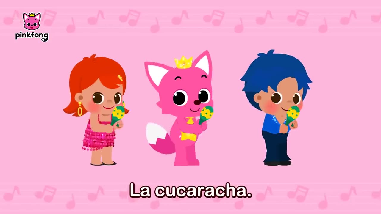 La Cucaracha | Outdoor Songs | Spanish Nursery Rhymes in English | Pinkfong