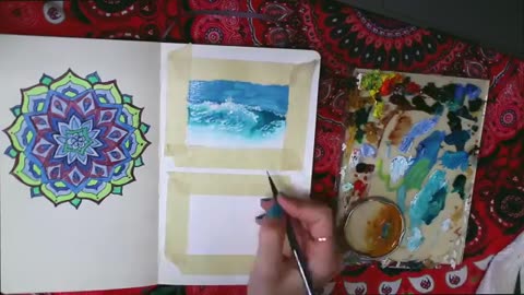 Art ♡ Quick wave sketches _ Sketchbook Sunday #44