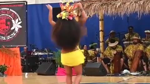 Polynesian dancer