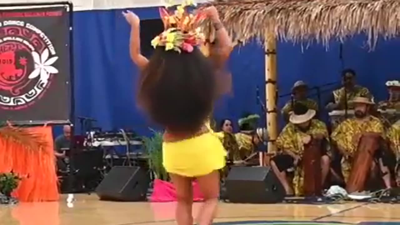 Polynesian dancer