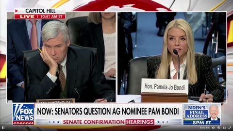 Pam Bondi được hỏi về việc truy tố các luật sư tham nhũng của Bộ Tư pháp?