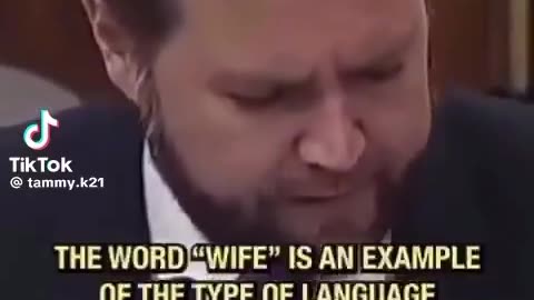 JD Vance on "wife" and "cockpit"