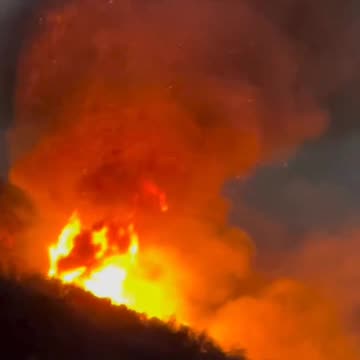 THE FRANKLIN FIRE NEAR PIUMA RIDGE!!