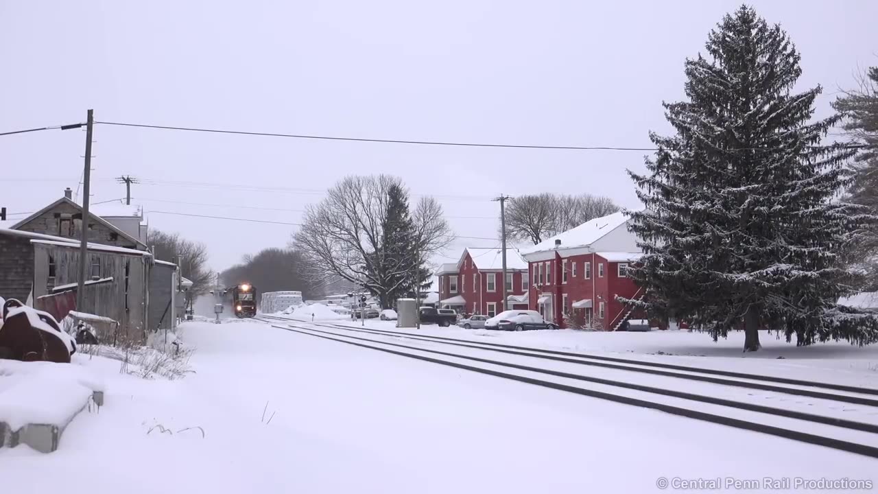 Trains In The Snow