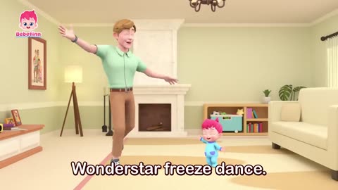 Freeze! Bebefinn Dances Along Pinkfong and Hogi | EP113 | Wonderstar Freeze Dance | Songs for Kids