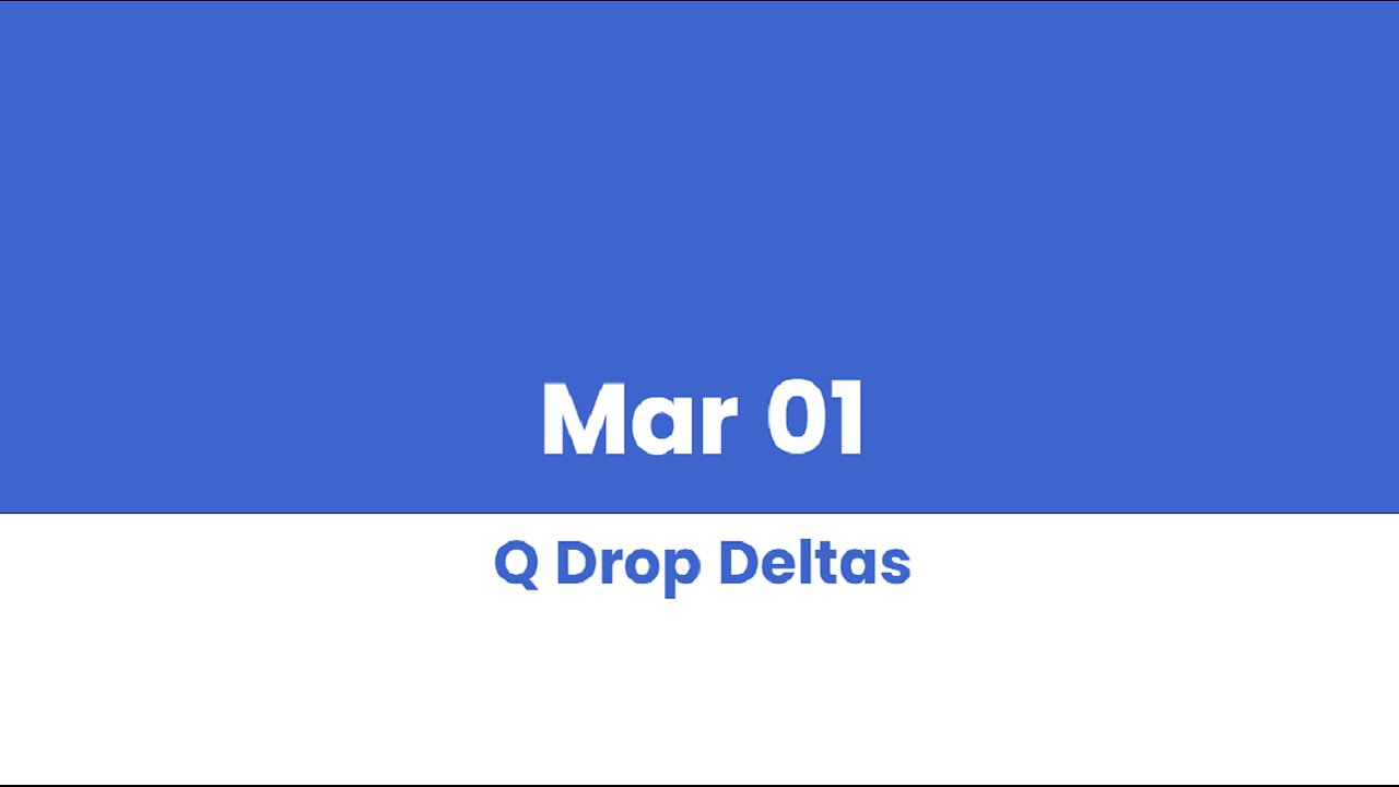 Q DROP DELTAS MAR 01