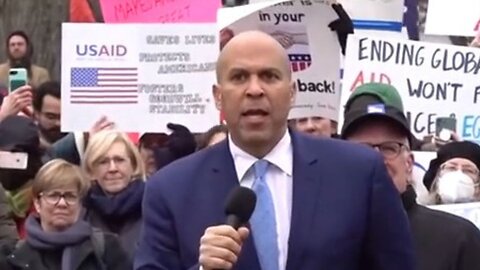 Cory Booker Suffers Meltdown During Speech - Unhinged