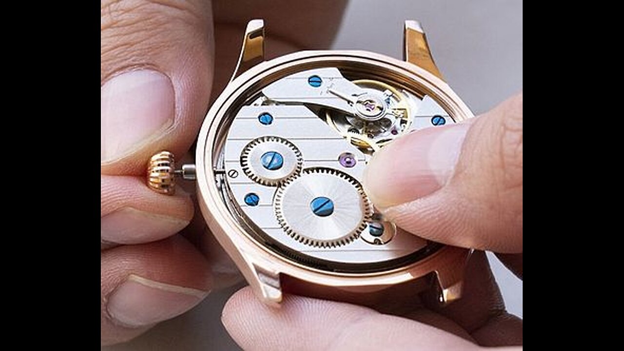 Assembling a watch is the strangest job in the world.