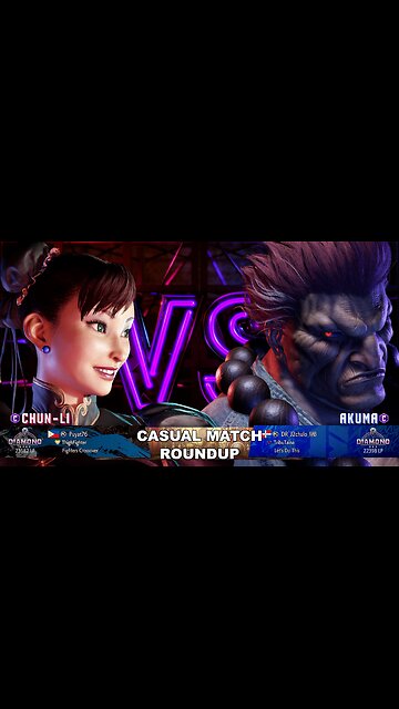 Kuya Kalbo SF6 Casual Match Roundup. Chun Li 4 star Diamond Rank [Hori Fight Stick]