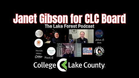 🚨 Janet Gibson Talks College of Lake County & Her Election Bid! | Lake Forest Podcast 🚨