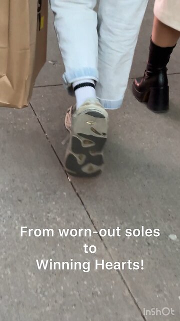 Ragged shoes, smooth moves - how he won the girl anyway!