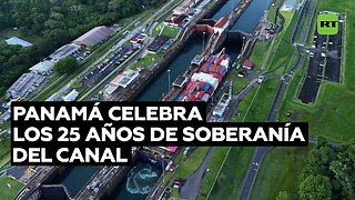 Panamá celebra los 25 años de soberanía del canal entre la amenazas de Trump de "devolverlo"