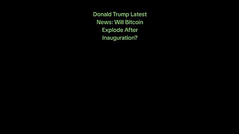 Donald Trump Latest News: Will Bitcoin