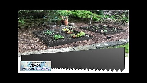 VEVOR Steel Landscape Edging 40 x 6 Inch，Steel Edging 4pcs，Steel Garden Edging Review