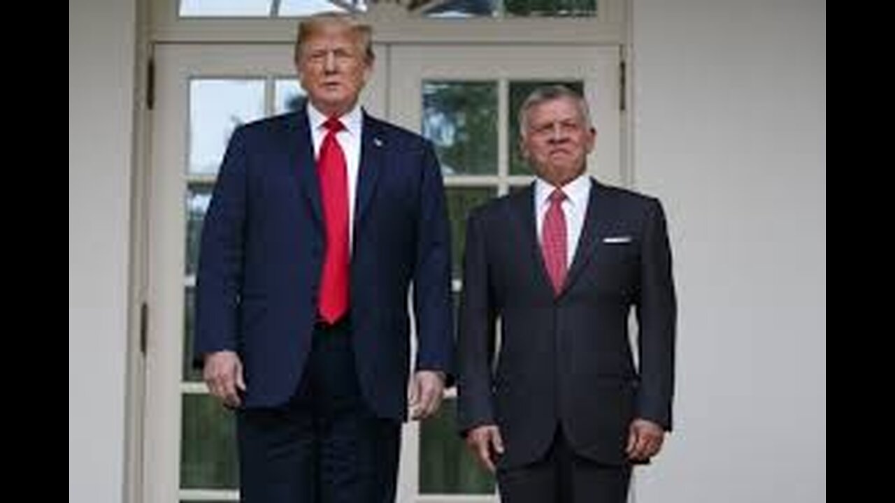 Trump welcomes Jordan’s King Abdullah II to the White House