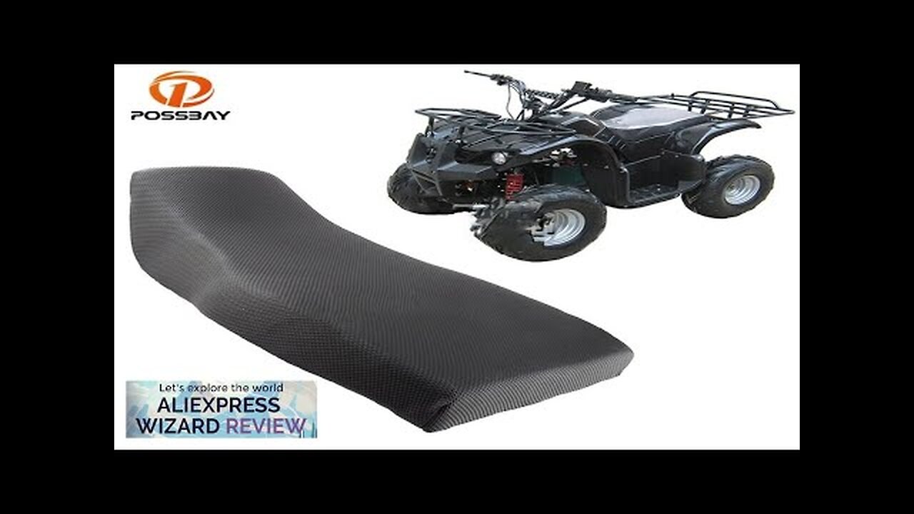Replacement ATV Seat For Kids 50cc 70cc 90cc 110cc Chinese Quads - Black Foam & PU Seat
