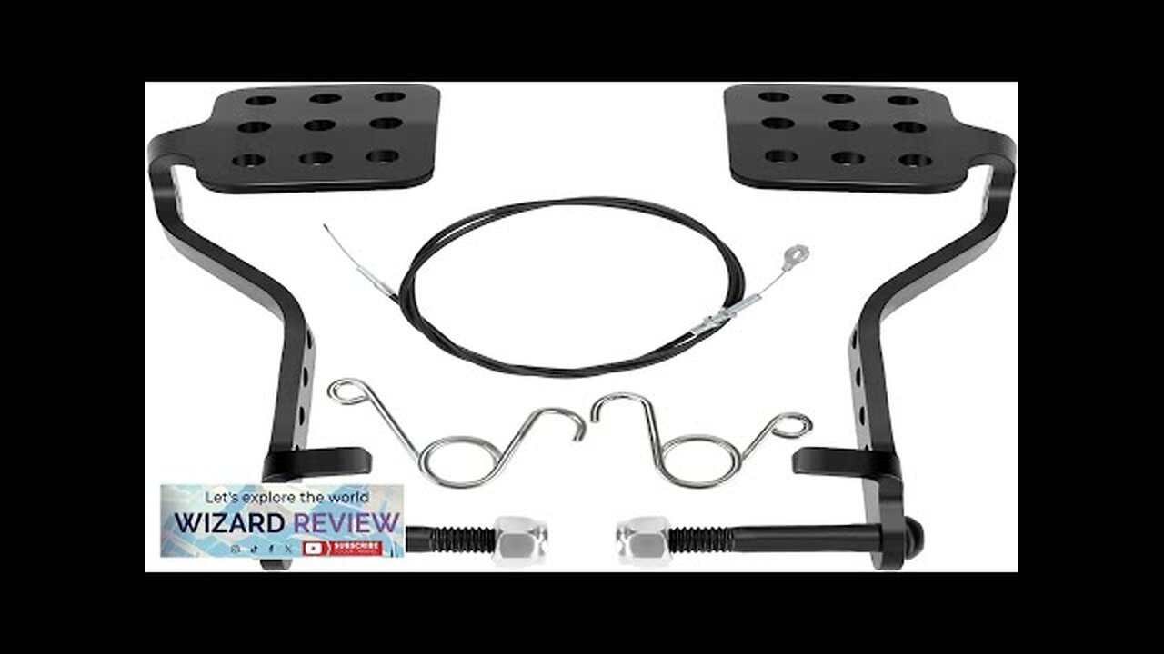 GREHUA Go Kart PedalsGo Cart Brake Pedal with 71" Throttle Cable Kit Review