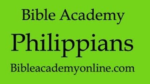 Philippians 1:10-14 Lesson 3