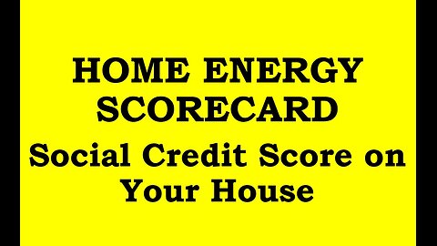 HOME ENERGY SCORECARD