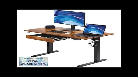 VEVOR Height Adjustable Desk 47.2 x 23.6 in with Drawer 3-Key Modes Review