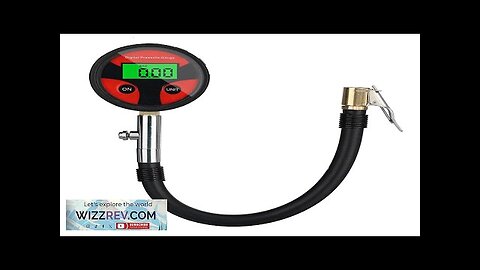 Quick Clip 200PSI Multi-function Air Tire Inflator Digital Pressure Gauge For Car Review