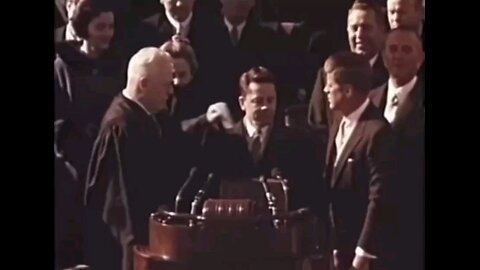 WATCH — The last President to take the Oath without placing his hand on the Bible was JFK.