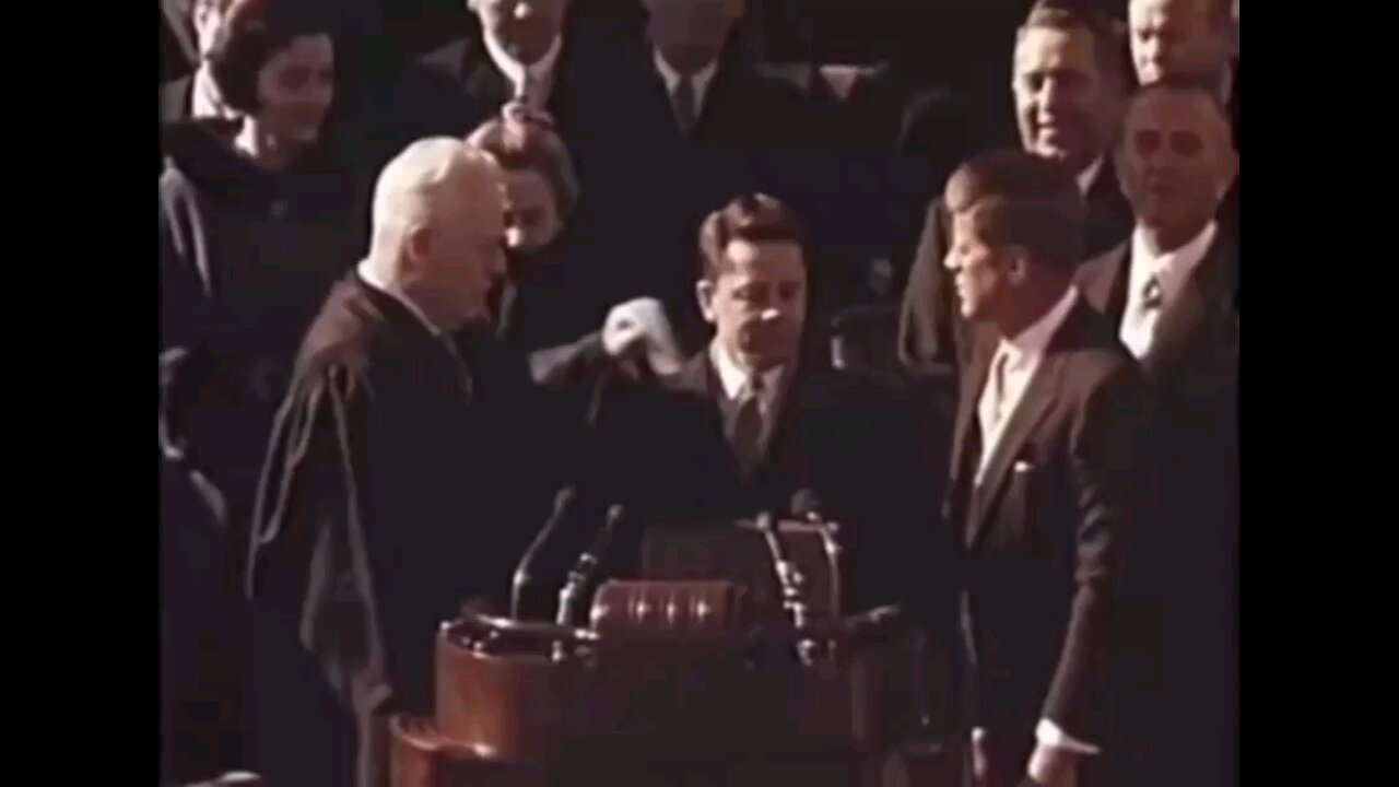 WATCH — The last President to take the Oath without placing his hand on the Bible was JFK.