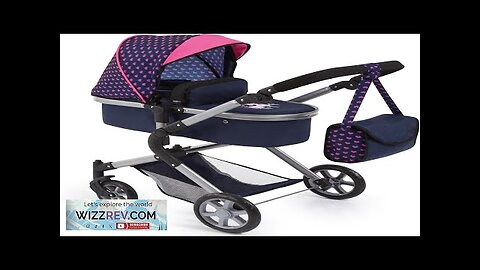 Bayer Design Dolls: Pram Neo City Blue Pink Dolls Review