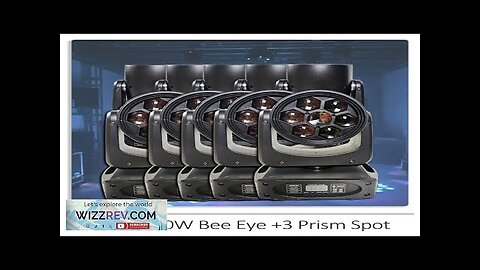 10Pcs/lot New Mini 150W LED Bee Eye + 3 Prism Spot Moving Review