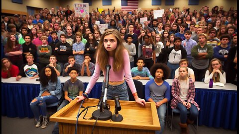 14-Year-Old Girl's Bold Speech Shocks School Board into Walking Out – You Won't Believe Why