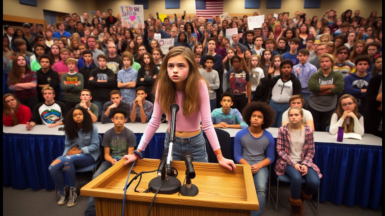 14-Year-Old Girl's Bold Speech Shocks School Board into Walking Out – You Won't Believe Why