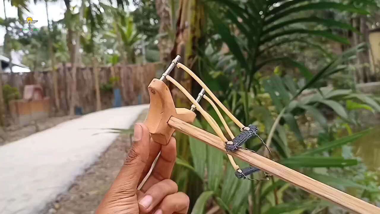 New slingshots with bamboo, bamboo creation welcome to my channel. thanks for watching