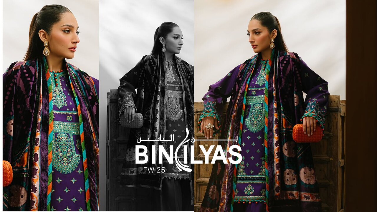 Bin Ilyas Unstitched Collection 2025 | Pakistani Clothing UK