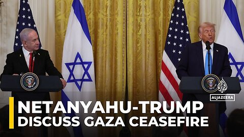 US President Trump meets Israeli PM Netanyahu in Washington