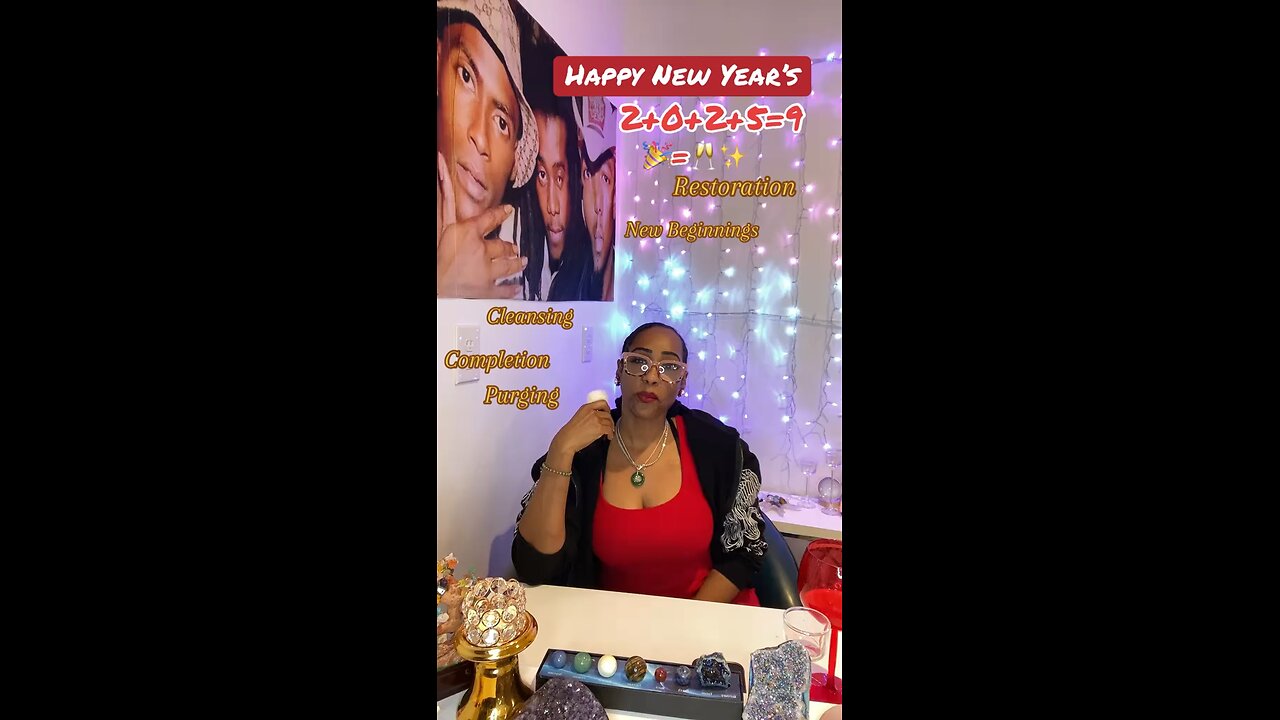 HAPPY NEW YEAR 2025 = 9 RESTORATION & NEW BEGINNINGS 1/1/2025 🥂🍾✨ #tarot #reading #2025 #fyp