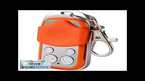 VEVOR Gate Opener Remote 131 ft Gate Remote Control 4 Button Automatic Review