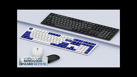 AKKO MX108 Wireless Keyboard Mouse Set BT+2.4G Dual Mode Keyboard and Mouse Review