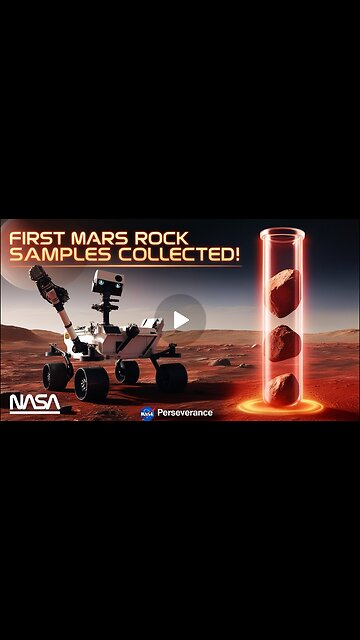 First Mars Rock Samples Collected by NASA! 🪨🚀