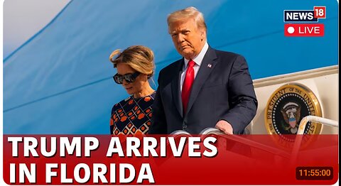 LIVE: Trump Arrives In Florida En Route to Mar-a-Lago | Trump Latest News | Trump Florida | N18G